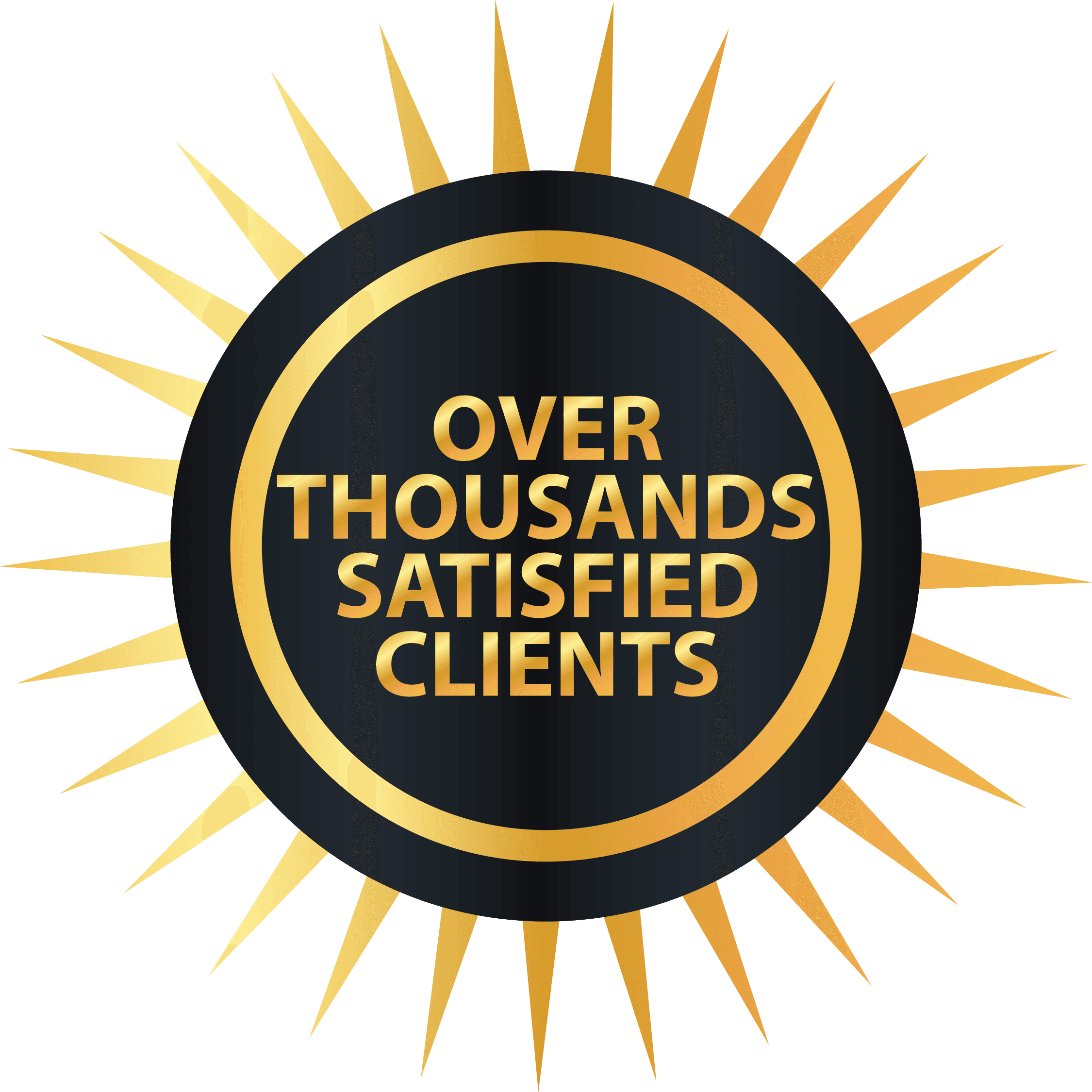 over thousands satisfied clients